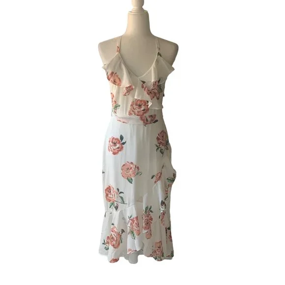 Disney | Dresses | Disney Princess Maxi Dress Womens Floral Halter Size S |  Poshmark